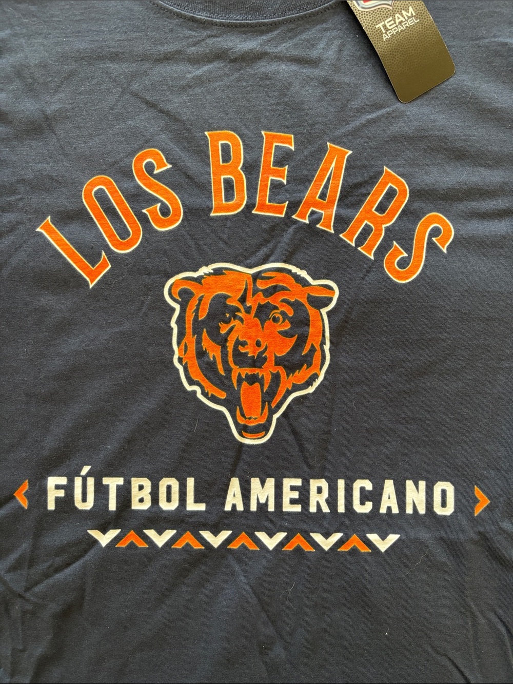 Fanatics Los Bears Navy T-Shirt with Orange and White Graphic